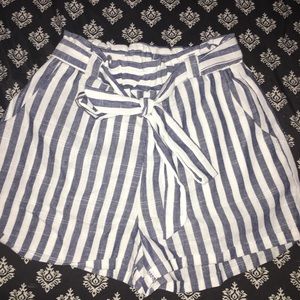 Pinstripe shorts